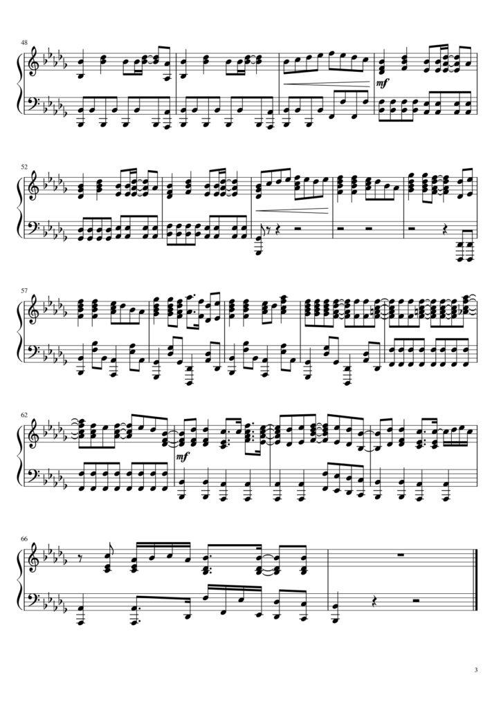 Fever Dream - Alex Warren piano sheet music (page 3)