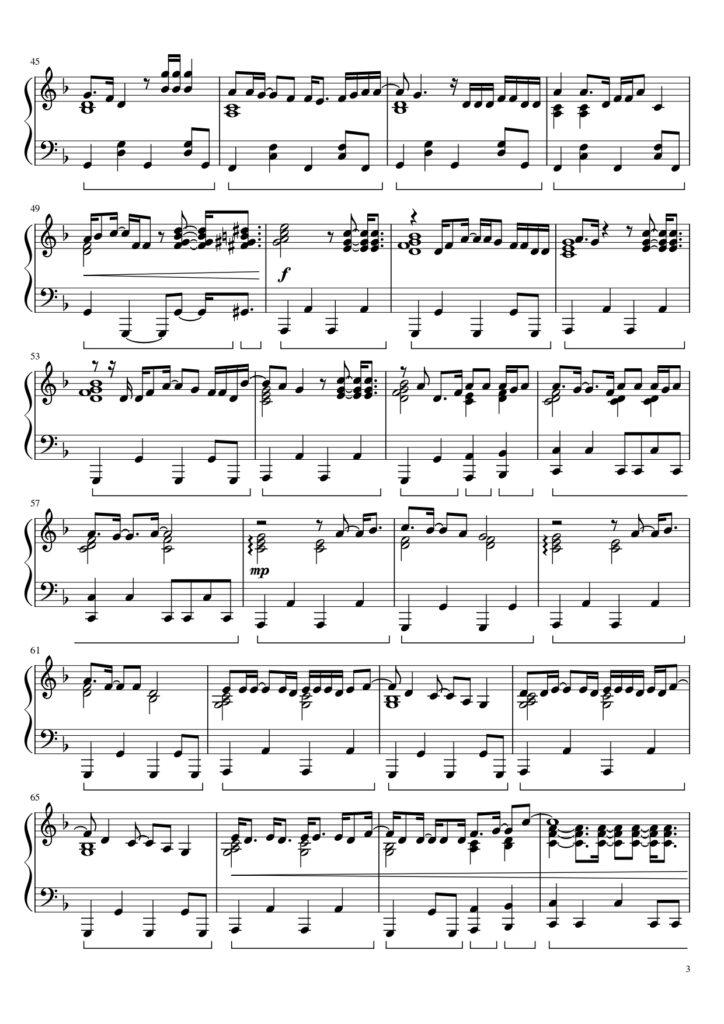 I Just Might - Bruno Mars piano sheet music (page 3)