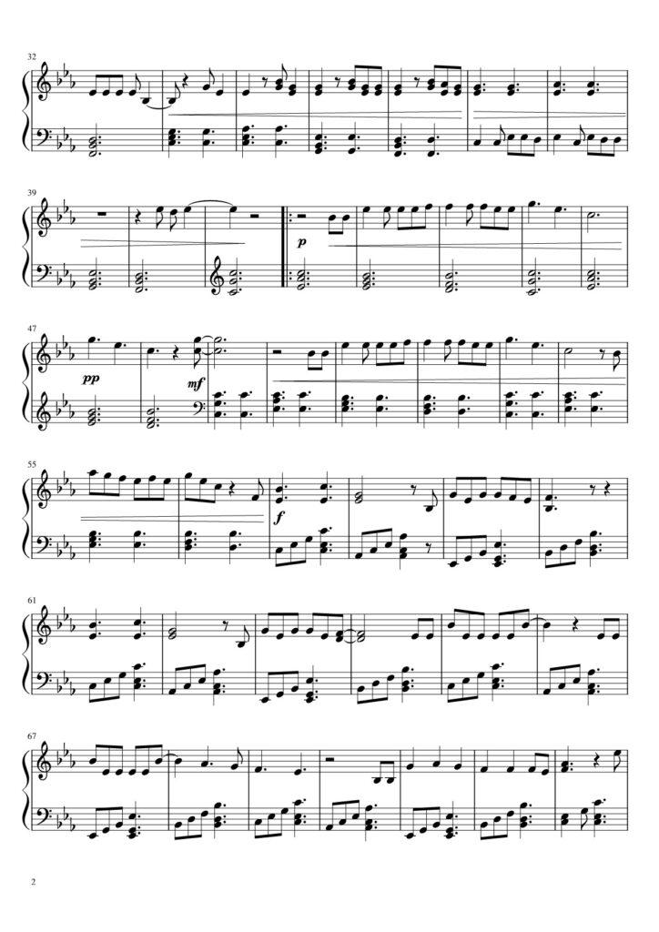 mikrokosmos – BTS piano sheet music (page 2)