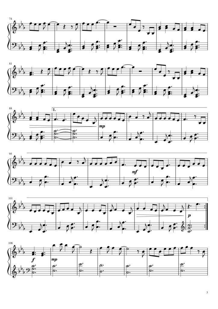 mikrokosmos – BTS piano sheet music (page 3)