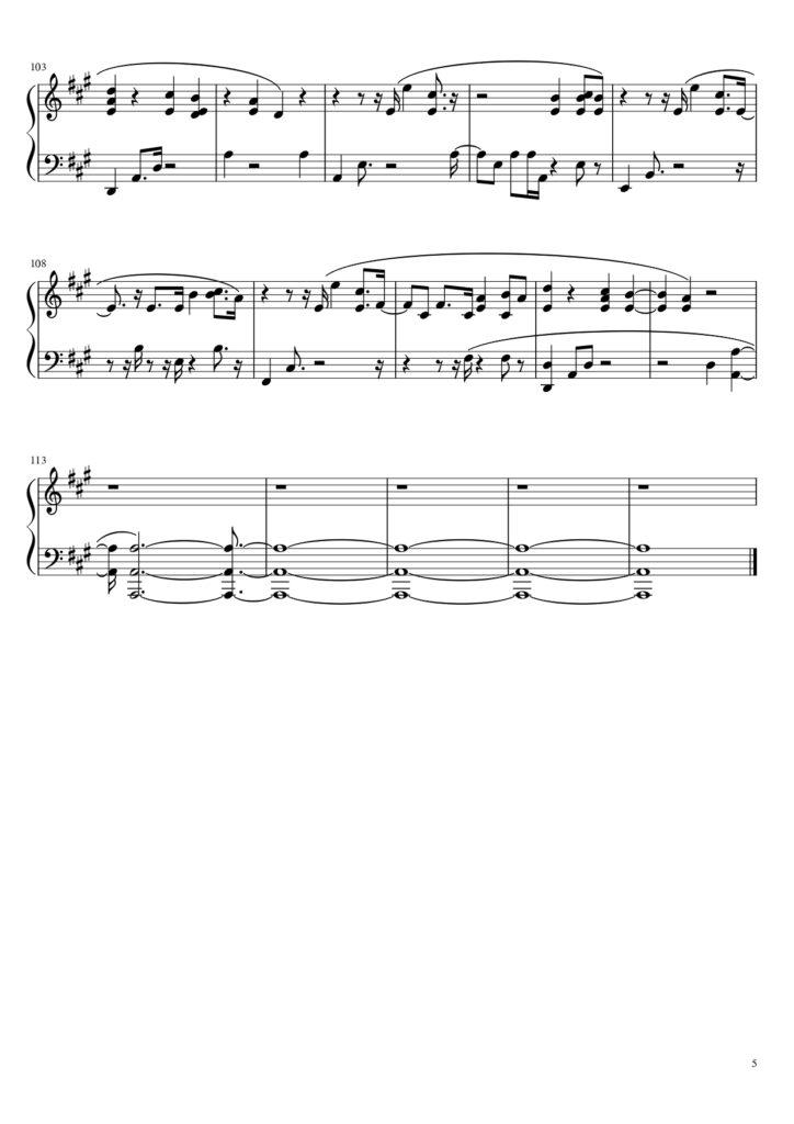 Mistletoe - Justin Bieber piano sheet music (page 5)