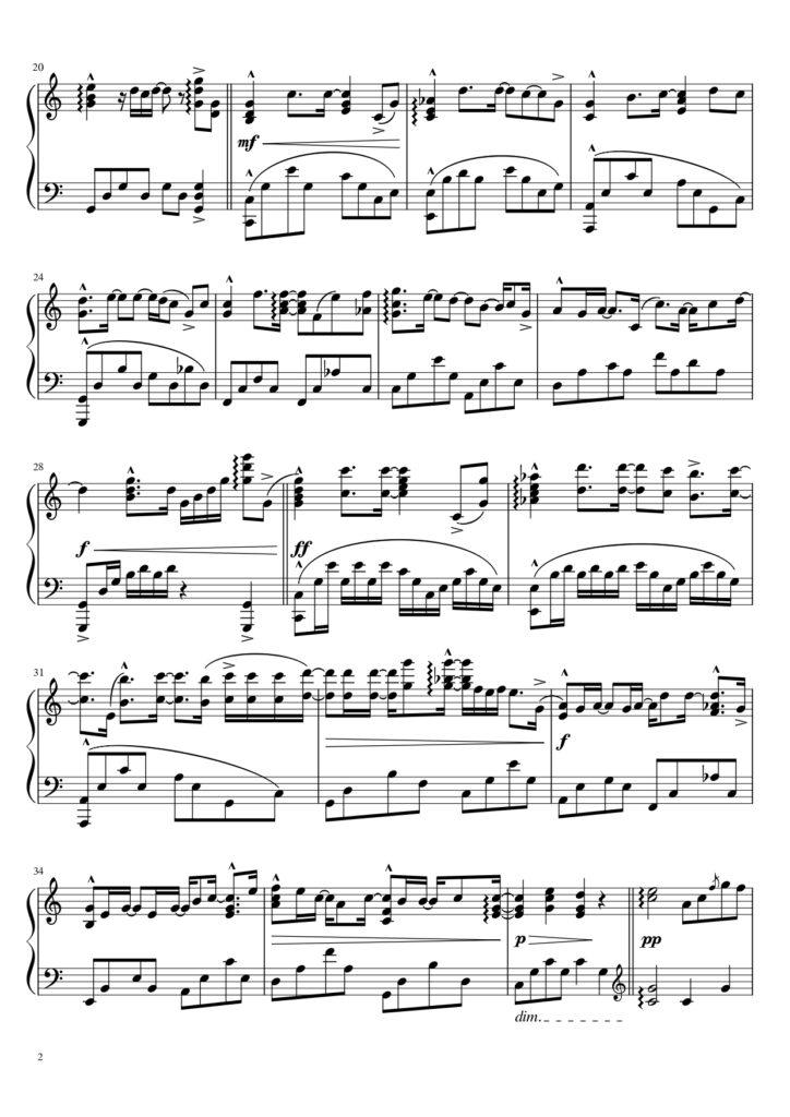 một đời - 14 Casper & Bon Nghiêm piano sheet music (page 2)