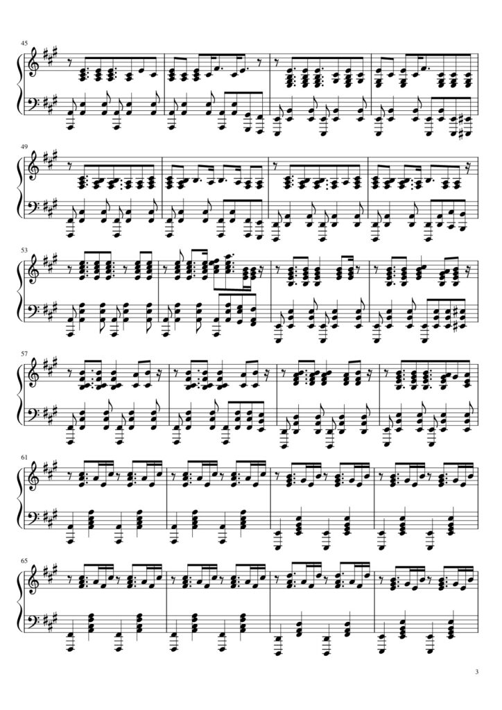 Stick Season - Noah Kahan piano sheet page 3